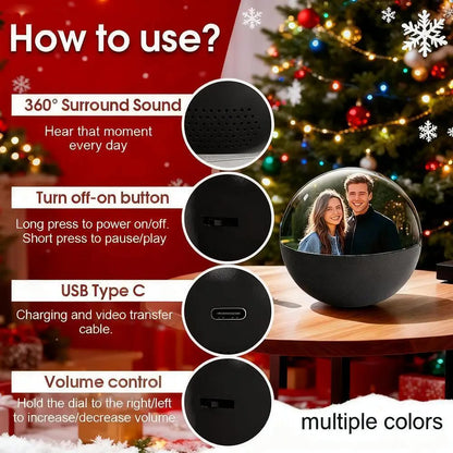 Cherish Orb – Video Memory Ornament